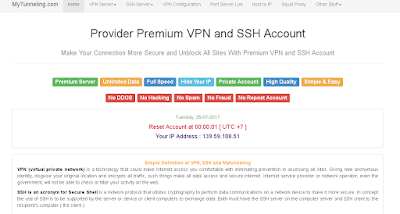 Mytunneling Pembuat Akun VPN Premium