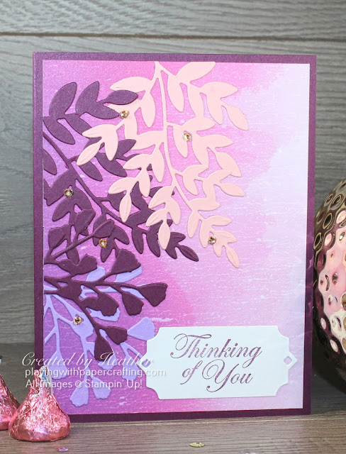 forever fern thinking of you card