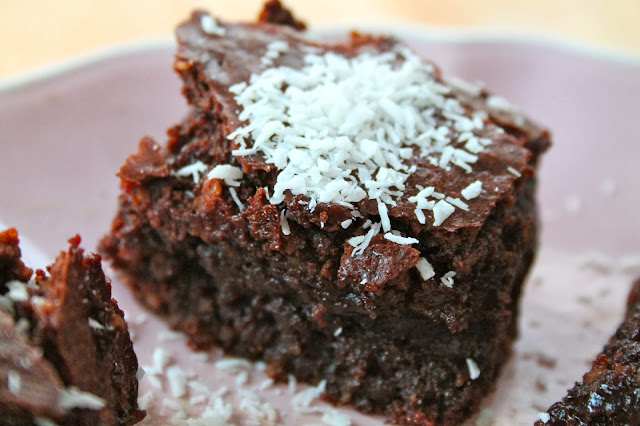Fudgy Coconut Brownies