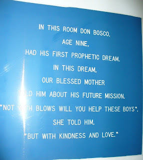 Sign in Don Bosco bedrrom