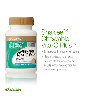 Khasiat Chewable Vita-C Plus Shaklee