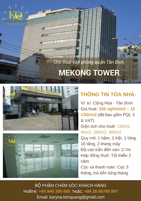 Cao ốc văn phòng Mekong Tower Cộng Hòa