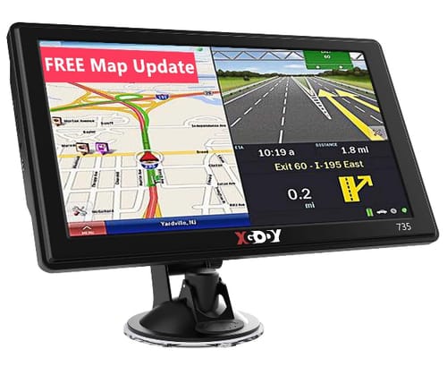 Xgody 7-inch Navigation Systems for Car with Voice