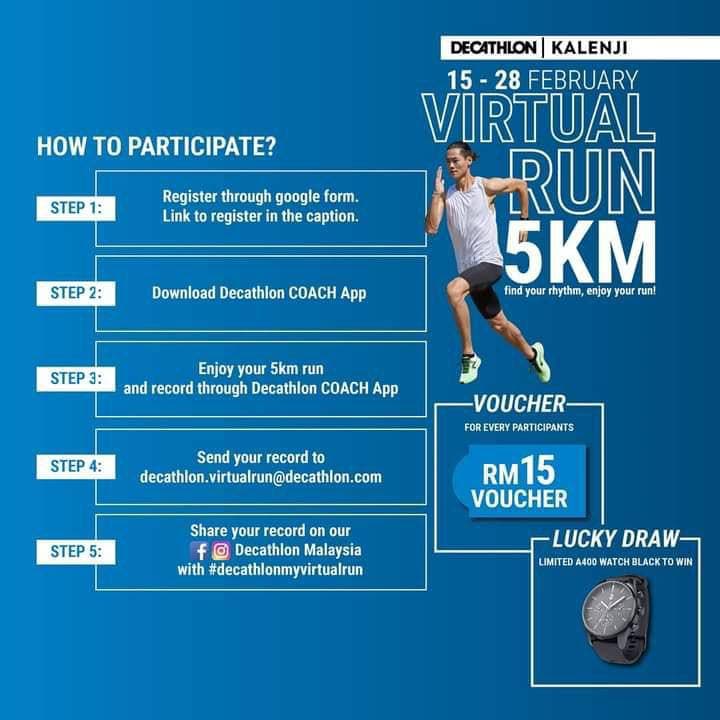 Jom Sertai Virtual Run Decathlon 2021