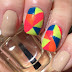 COLOR CLUB: Neon Stained Glass Nail Art