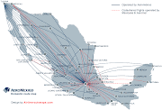 Skyteam Mexico AeroMexico (aeromexico map)