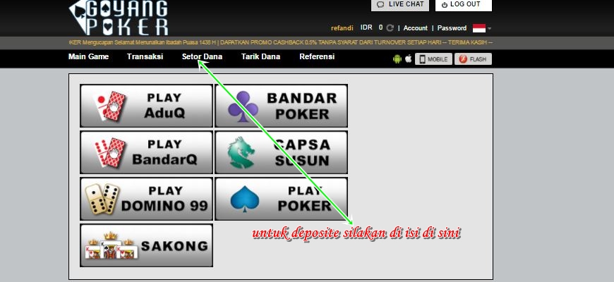 GOYANGPOKER.COM JUDI POKER ONLINE DAN AGEN POKER DOMINO 