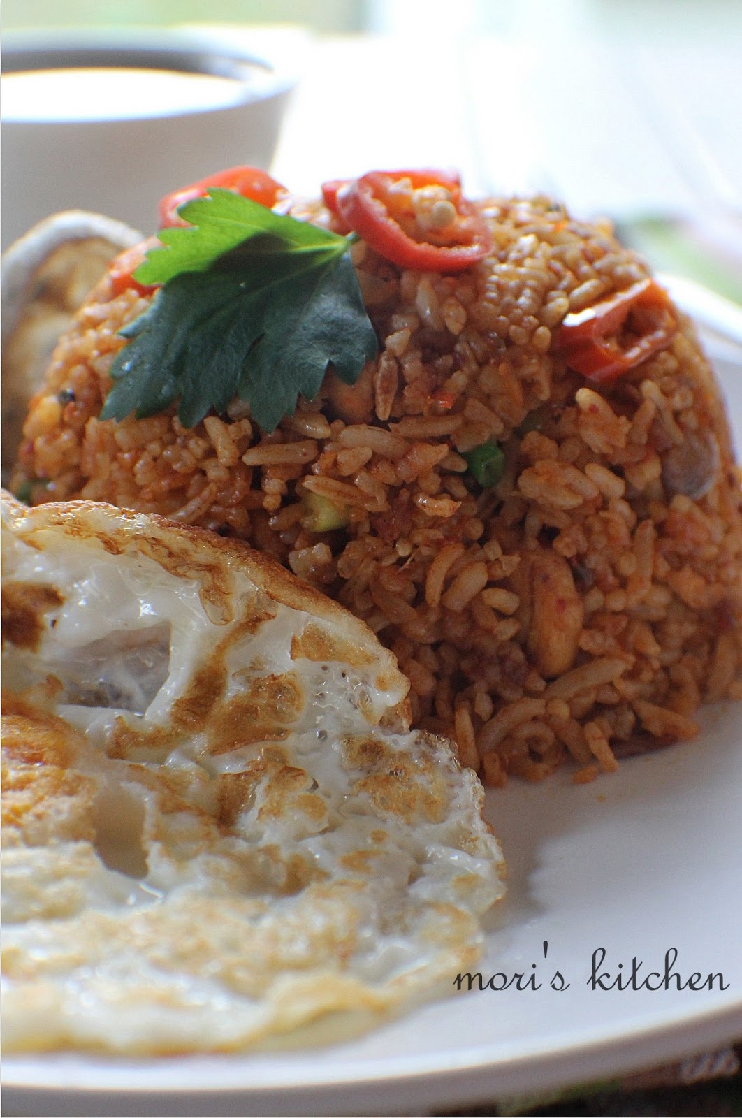 Mori's Kitchen: Nasi Goreng Merah Telur Mata