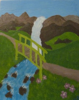 acrylic painting of landscapes