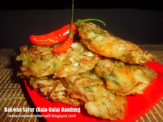 Resep Bala-Bala (Bakwan Sayur) Asli Bandung