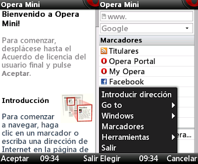 Opera mini 4.4 HandlerUI202 en español perfil ideas sin saldo - telcel