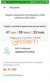 belanja tokopedia tanpa rekening Bank