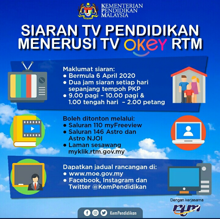 Siaran Tv Pendidikan Kpm Sepanjang Tempoh Pkp