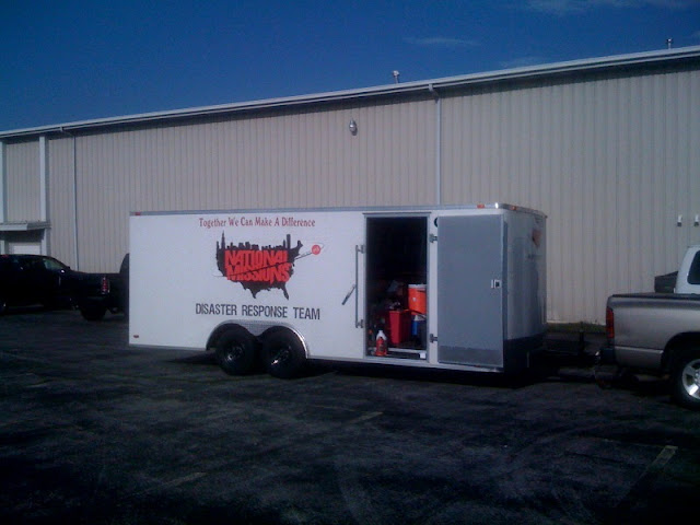 The Unit 7 disaster response trailer