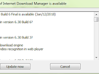 IDM 6.30 Build 6 Update 12 January 2018 Working