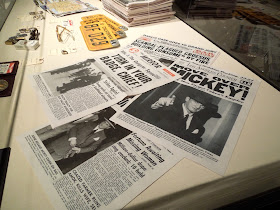 Gangster Squad newspaper movie props