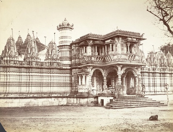 Huttising's Jain Temple, Camp Road, Ahmedabad - 1880