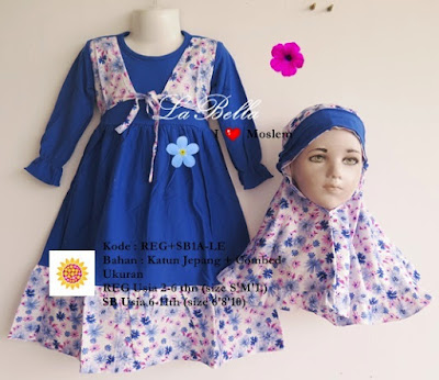 grosir gamis anak labella 7