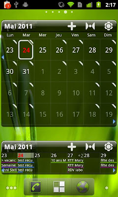 Pure Grid calendar widget 2.1.0 Android Free