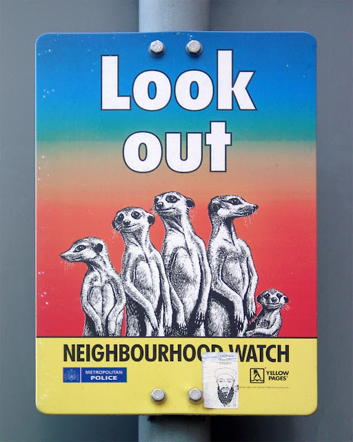 Look Out, Neighbourhood Watch, Fulham Road, Fulham, London