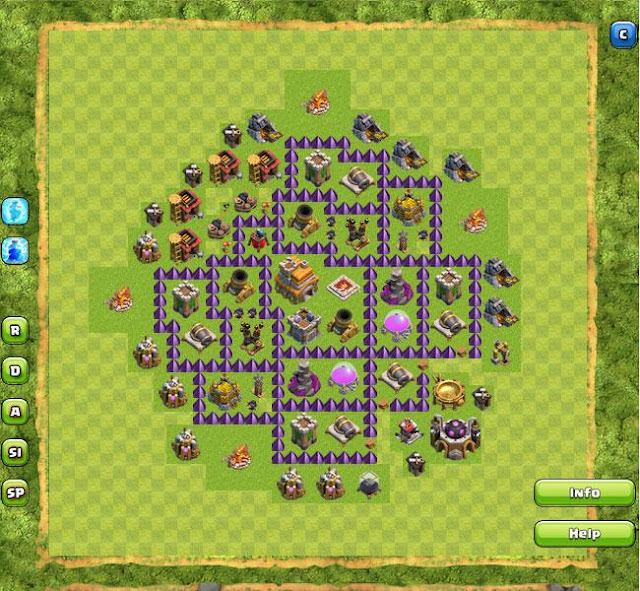 Base WAR Town Hall 6-10 Terbaik Di CLASH OF CLANS.