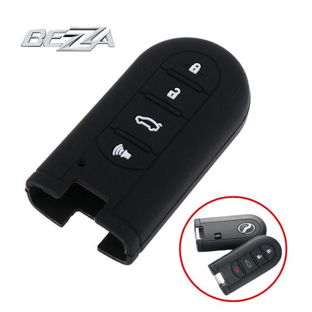 Perodua Bezza/New MYVI Keyless Push Start Remote Car Key Silicone Cover Casing 4 Button