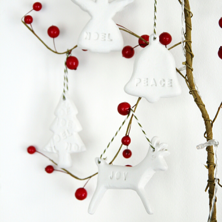  DIY  CLAY  CHRISTMAS  DECORATIONS  Gathering Beauty