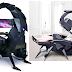 This motorized scorpion-inspired tail gaming station cost $US3,999