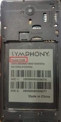 Symphony V120 Flash File HW1