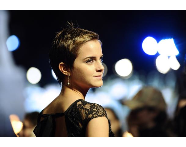 emma watson haircut. cute as a pixie