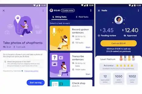 تطبيق Google Task Mate في الهند ، يمكن المستخدم من كسب المال عن طريق القيام بمهام بسيطة على هواتفهم