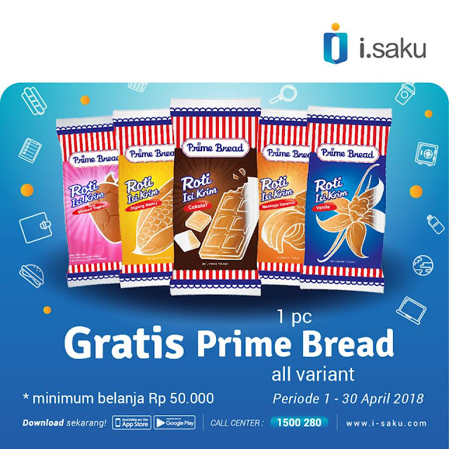 Gratis 1pc Prime Bread All Variant