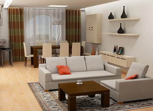 Decorating Ideas For The Living Room | Kitchen Layout and Decor Ideas