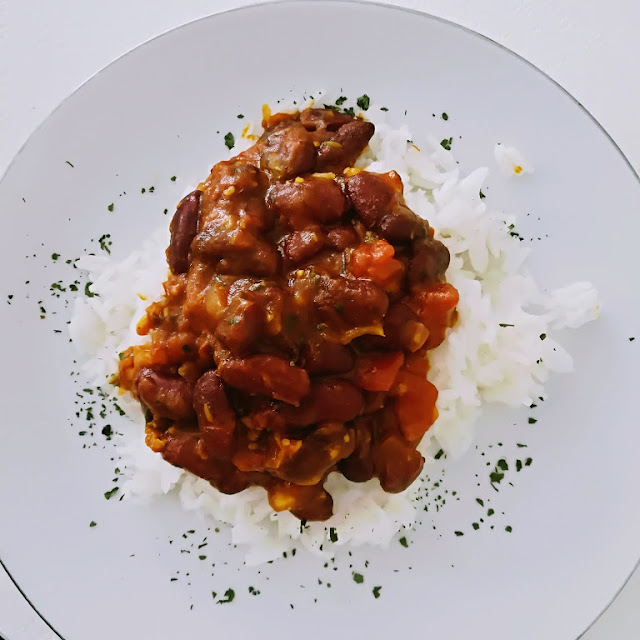 Dad's Cuisine - Spicy kidney bean stew