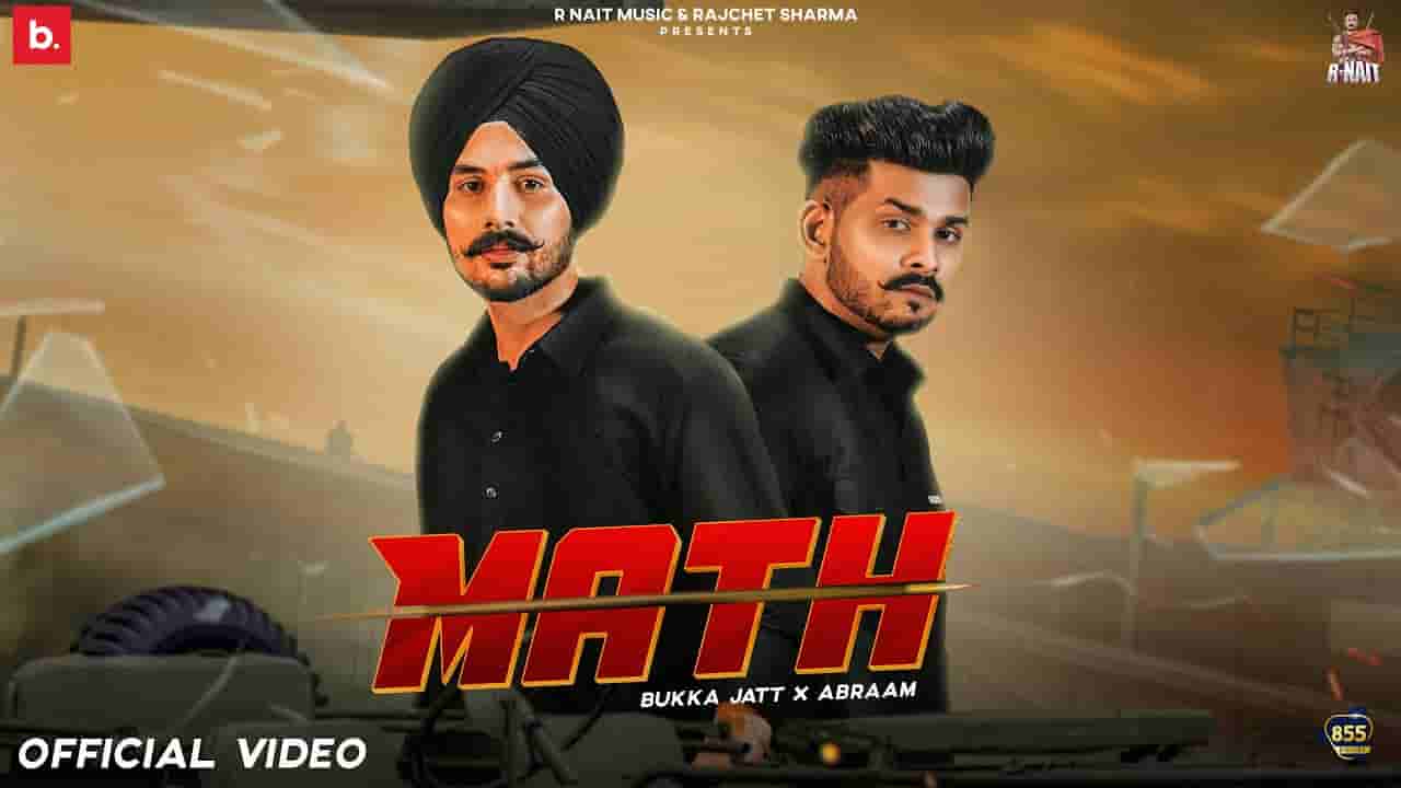 मैथ Math lyrics in Hindi Bukka Jatt x Abraam Punjabi Song