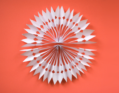 DIY paper snowflake decorations | How About Orange