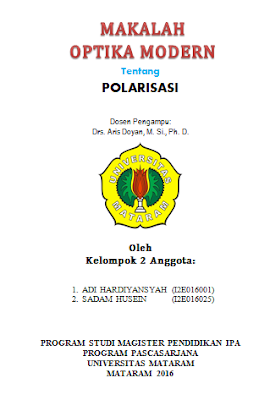  Makalah Polarisasi Gelombang