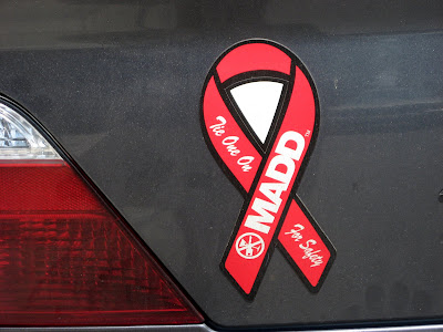 Mothers Against Drunk Driving Bumper Sticker