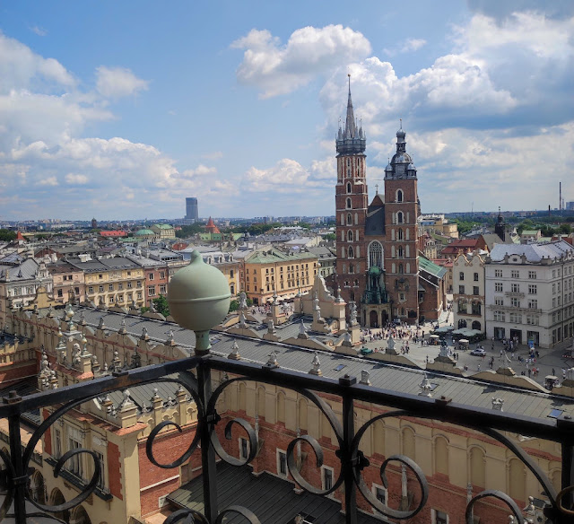 Cracovia desde torre en Gran Plaza