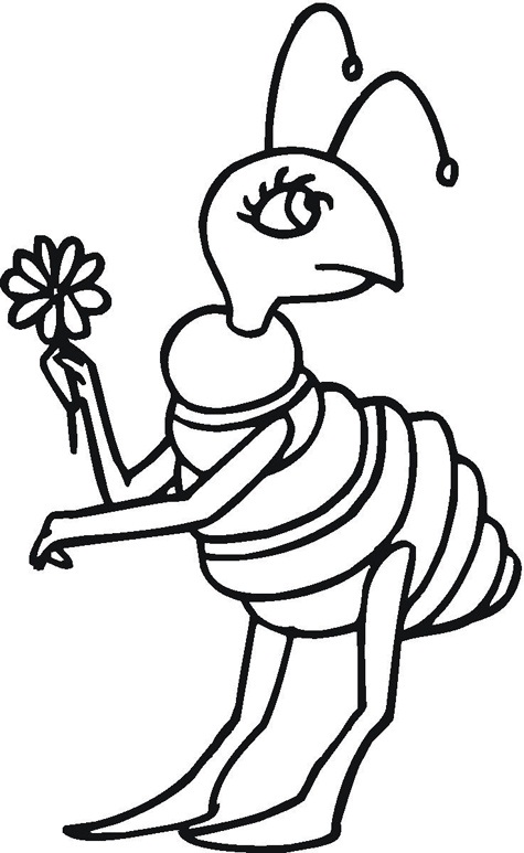 Ant Coloring Pages