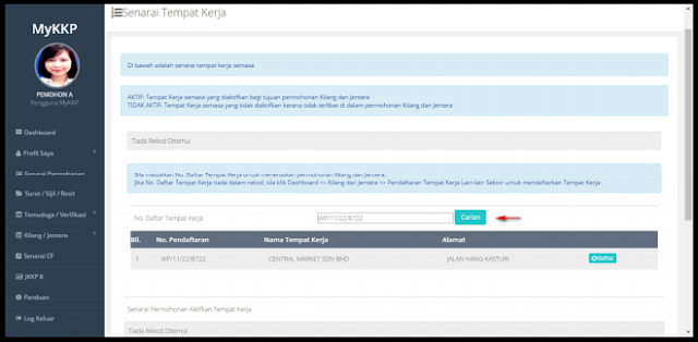 Cara Daftar Dan Aktifkan Tempat Kerja Di MyKKP