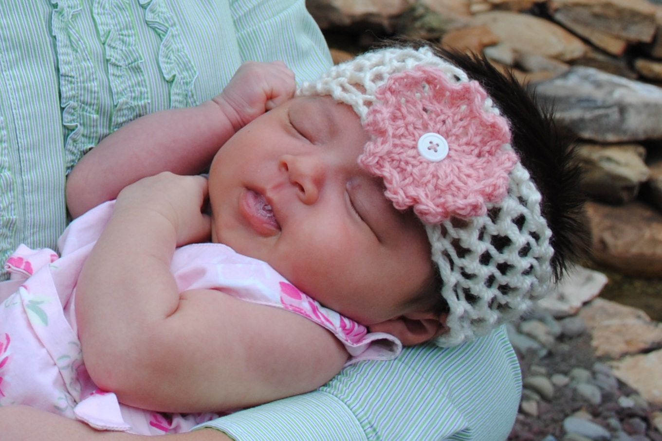 The next item I completed was a little baby beret (pattern taken from ...