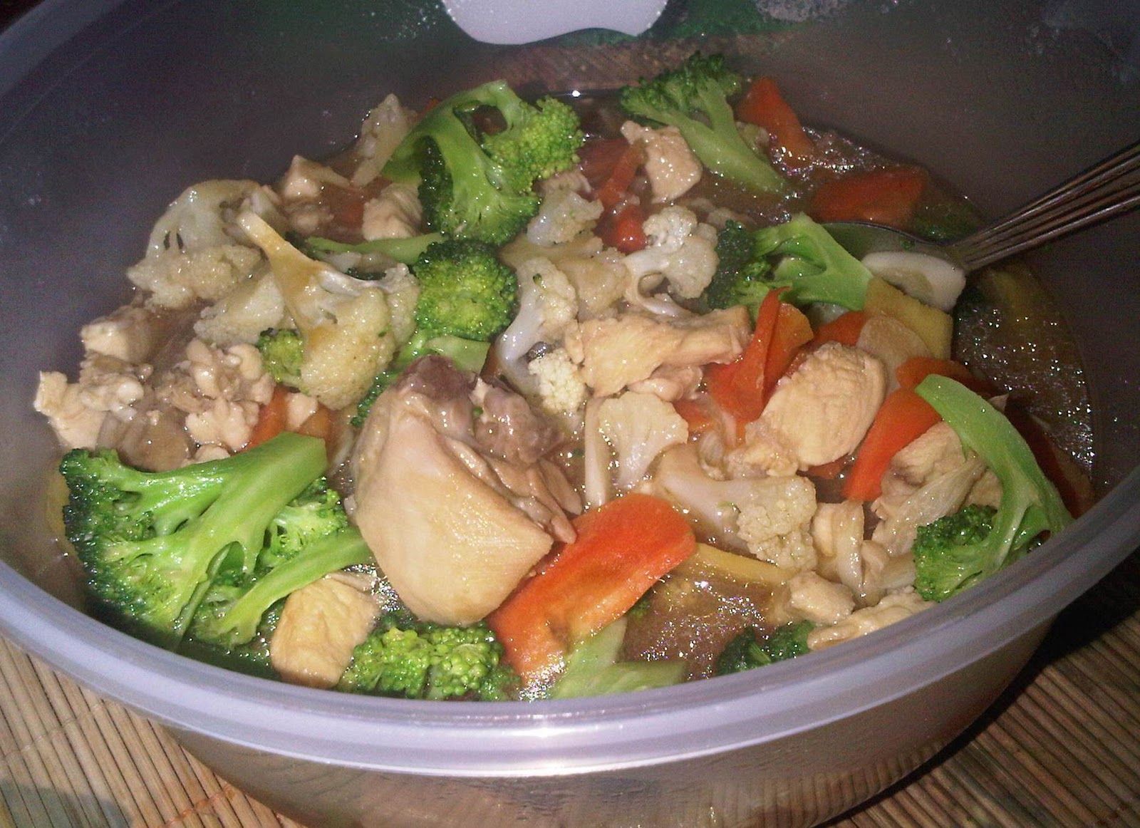 Hidayu's Journal: Menu Diet: Ayam Kukus Bersayur