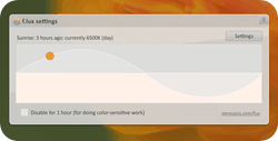 F.lux Settings