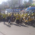 Mototaxistas realizam protesto em frente à sede da Transalvador