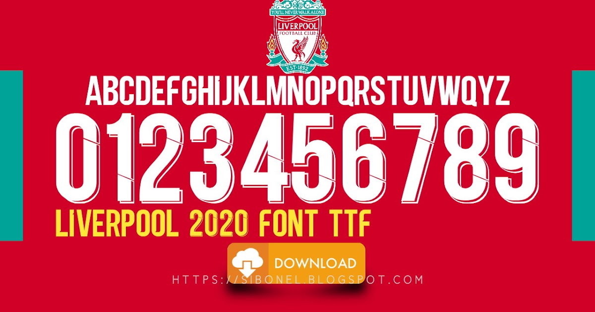 football jersey font free download