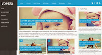 Vortex Responsive Blogger Template