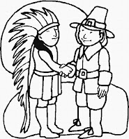 native american thanksgiving coloring pages