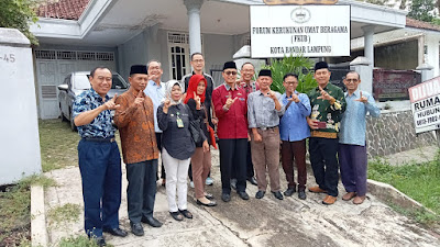Kesbangpol Kota Prabumulih Kunjungan Silaturahmi Ke FKUB Kota Bandar Lampung. 