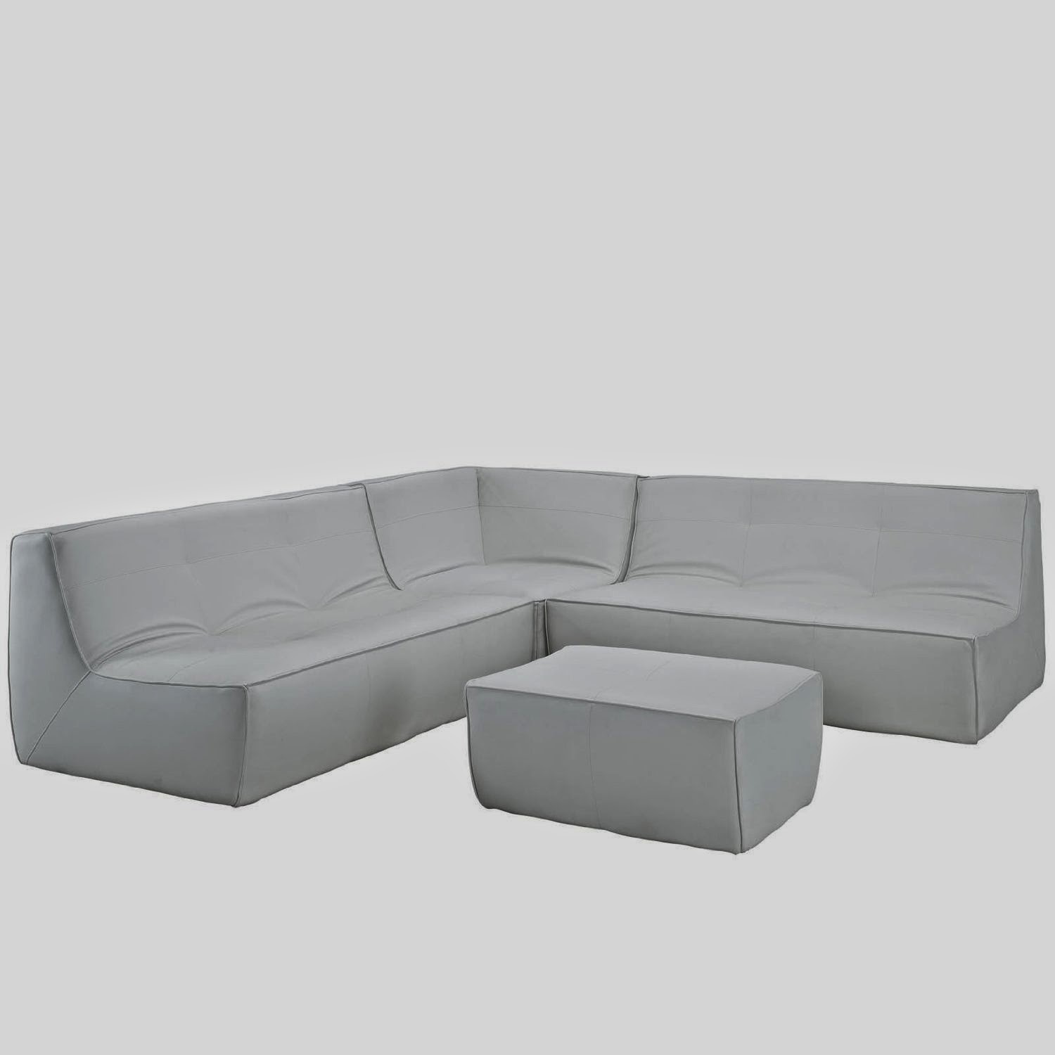 white leather couch